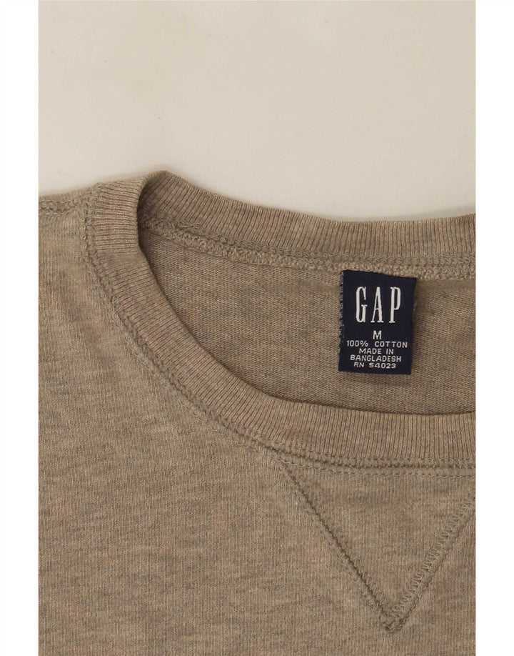 Gap Top da uomo a maniche lunghe in cotone beige medio