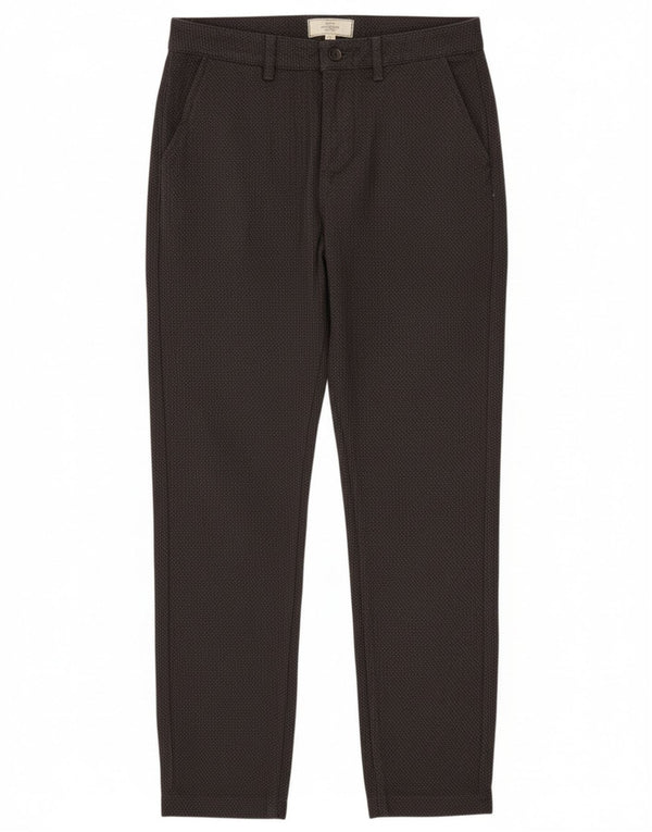 Pantaloni chino affusolati da donna Fat Face UK 10 Small W30 L29 Grigio maculato