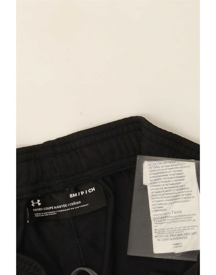 Pantaloni da tuta da uomo Under Armour piccoli in poliestere nero