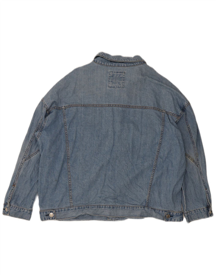 Giacca di jeans da uomo Zara UK 40 grande cotone blu