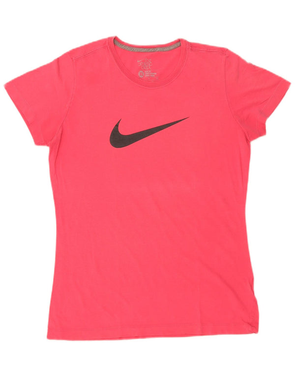 T-shirt grafica da donna slim fit Nike UK 18 XL Rosa