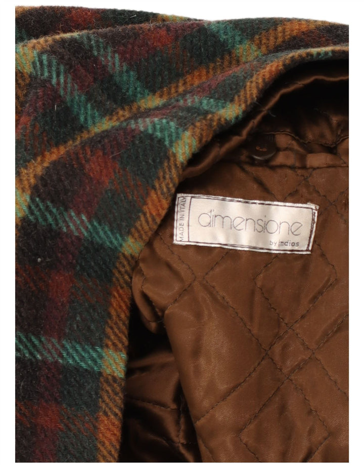 Cappotto da uomo INDIOS UK 40 grande quadretto multicolore