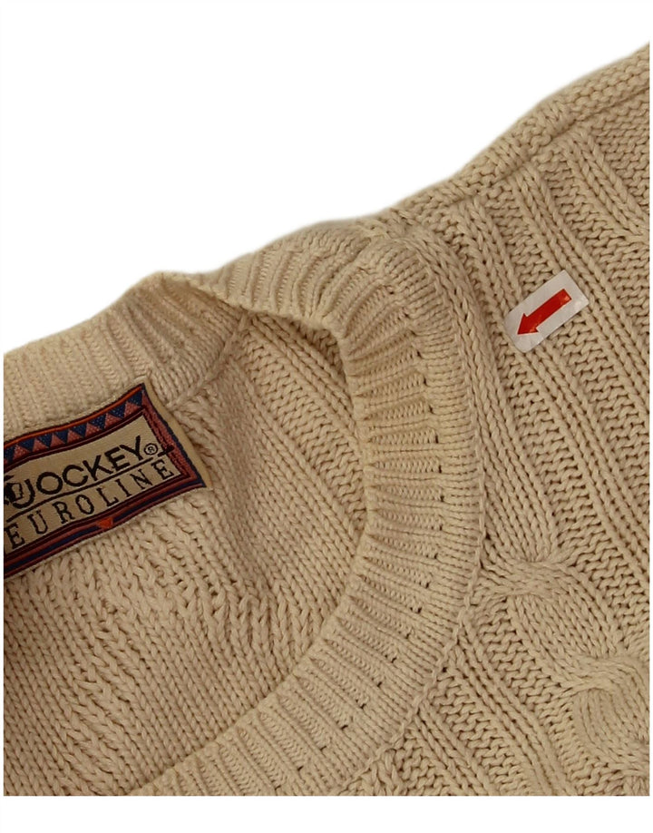 Maglione maglione girocollo da uomo Jockey grande beige