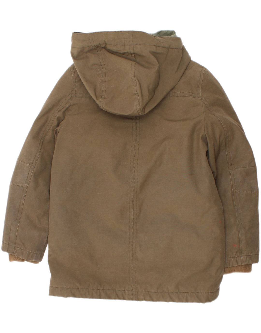 Giacca parka con cappuccio da bambino Tommy Hilfiger 5-6 anni in poliestere kaki