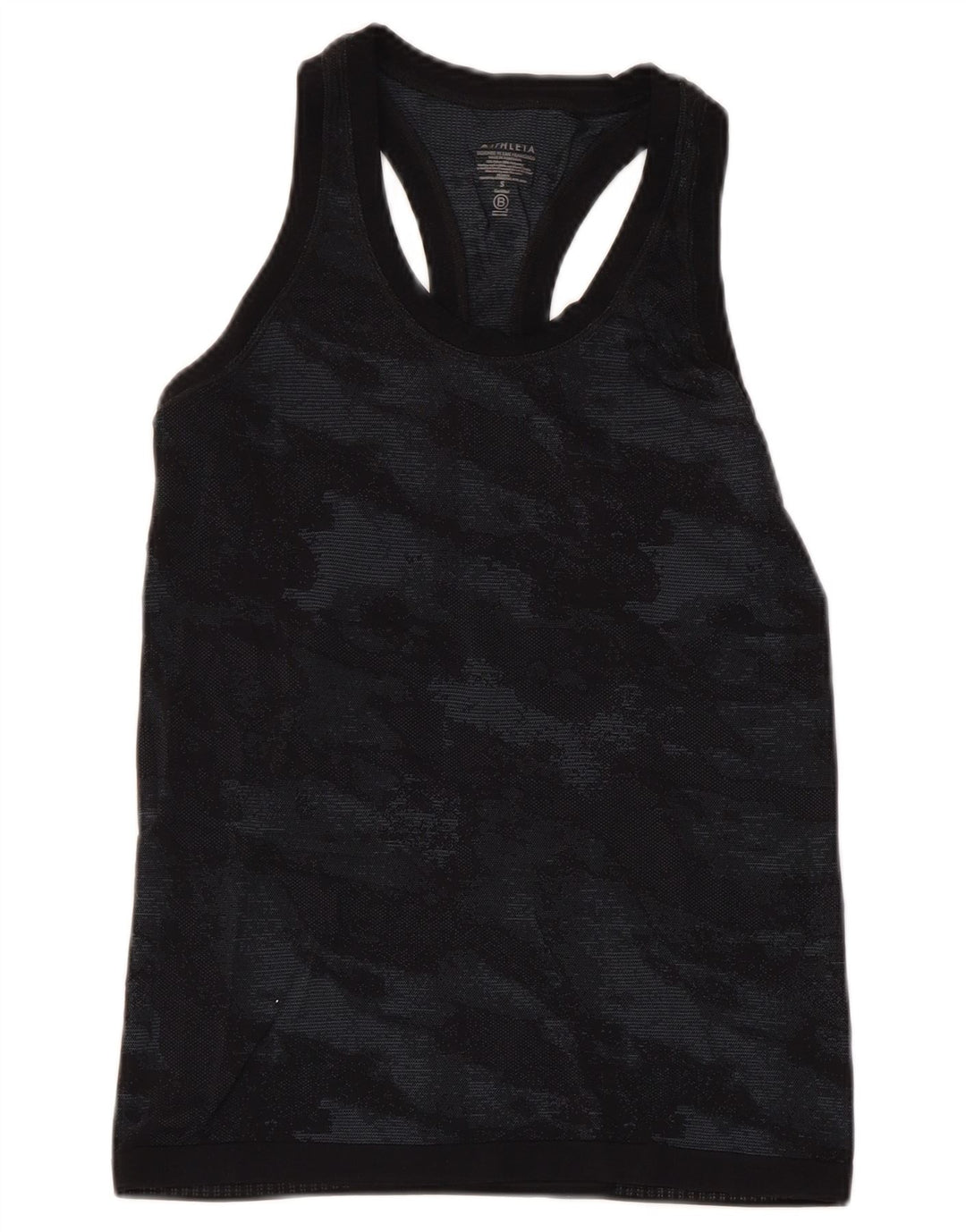 Canotta da donna ATHLETA UK 8 piccola in nylon mimetico nero