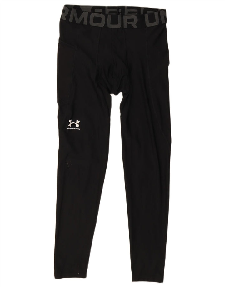 Leggings grafici da uomo Under Armour Heat Gear grandi neri