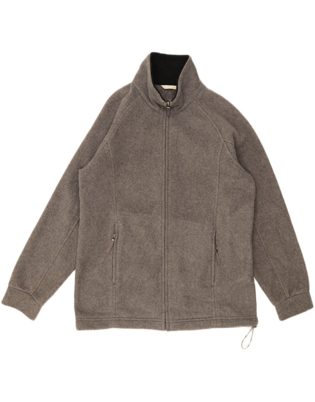 Giacca in pile oversize da donna Marks & Spencer UK 10 Small Poliestere grigio