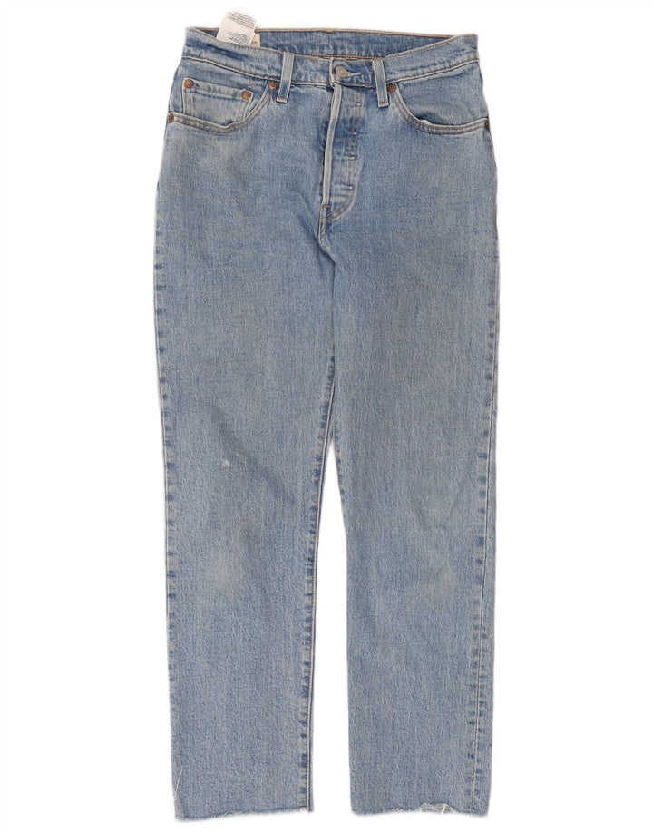 Jeans dritti 501 da donna Levi's W28 L28 cotone blu