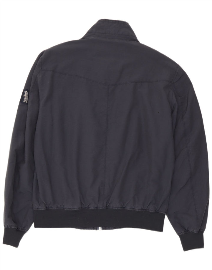 Giubbotto bomber da uomo Refrigue UK 42 XL nylon blu navy