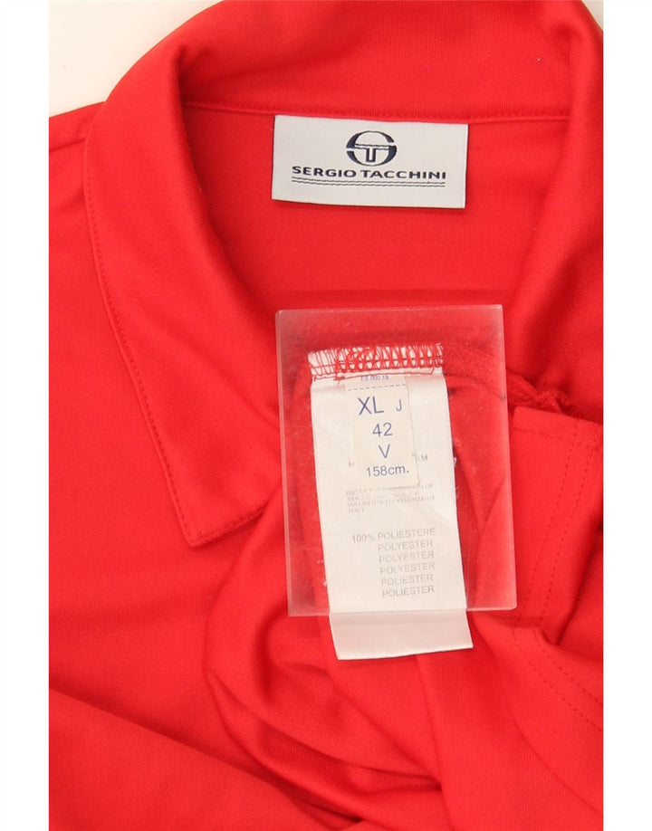 Polo da bambino SERGIO TACCHINI 13-14 anni XL Poliestere color block rosso