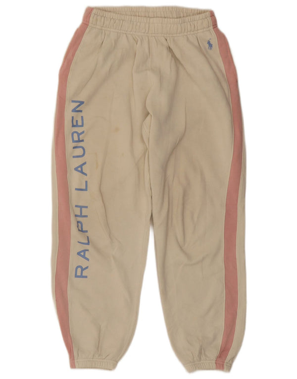 Pantaloni da tuta da donna Polo Ralph Lauren Joggers UK 8 Small Beige