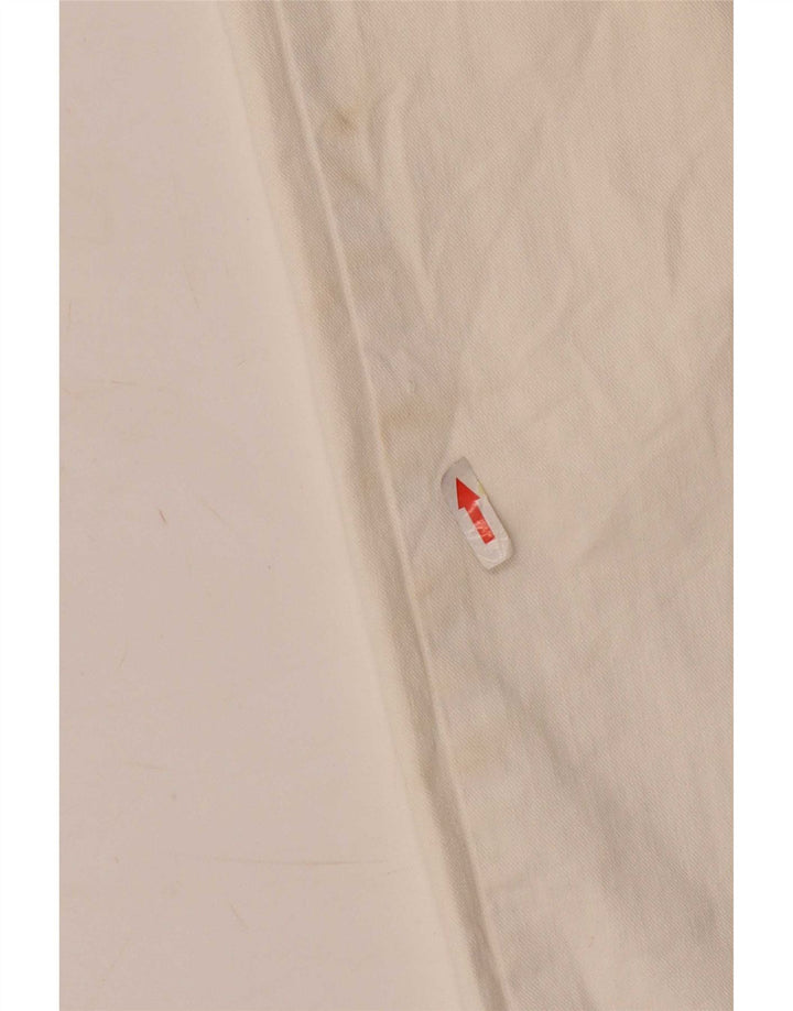 Jeans Straight Uomo Trussardi W33 L33 Cotone Bianco