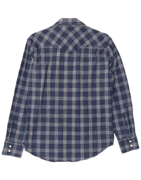 Camicia Levi's Uomo in cotone a quadri blu medio