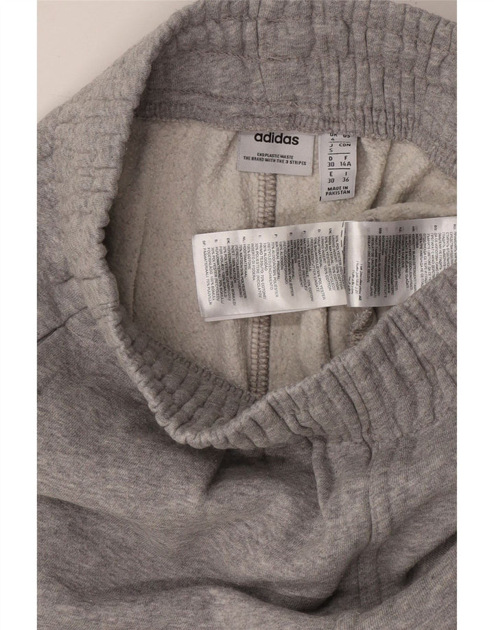 Pantaloni da tuta da donna ADIDAS Joggers UK 4 XS cotone chiazzato grigio