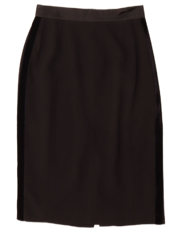 Gonna a tubino da donna Laurel EU 36 piccola W26 lana vergine nera