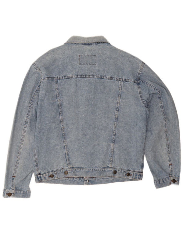 Giacca in denim da uomo Carrera UK 42 XL Blu