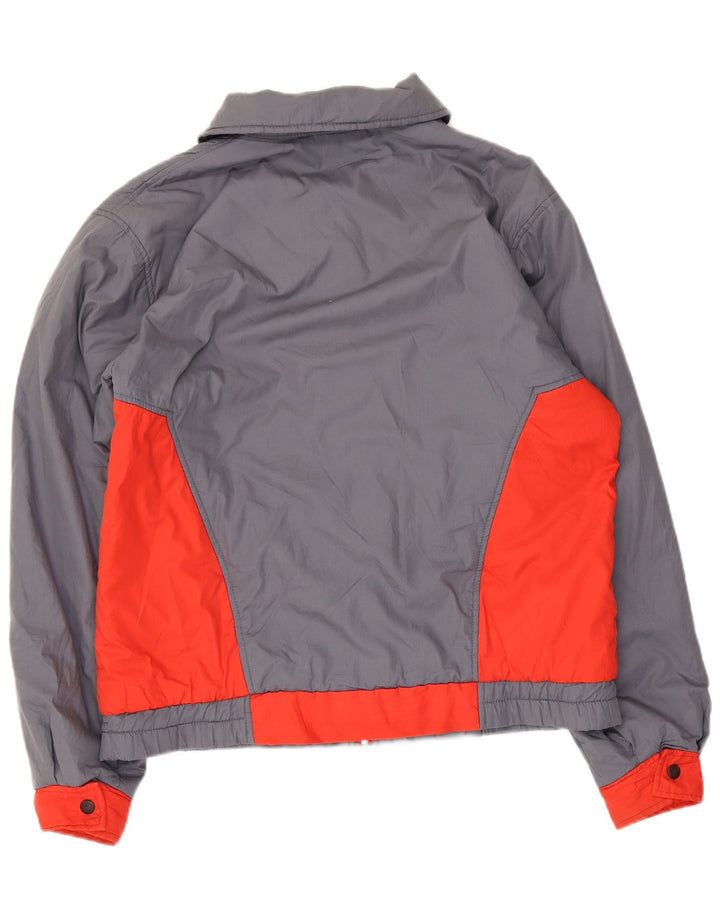 Giacca bomber da uomo Puma UK 40 Large Grigio Colourblock Poliestere