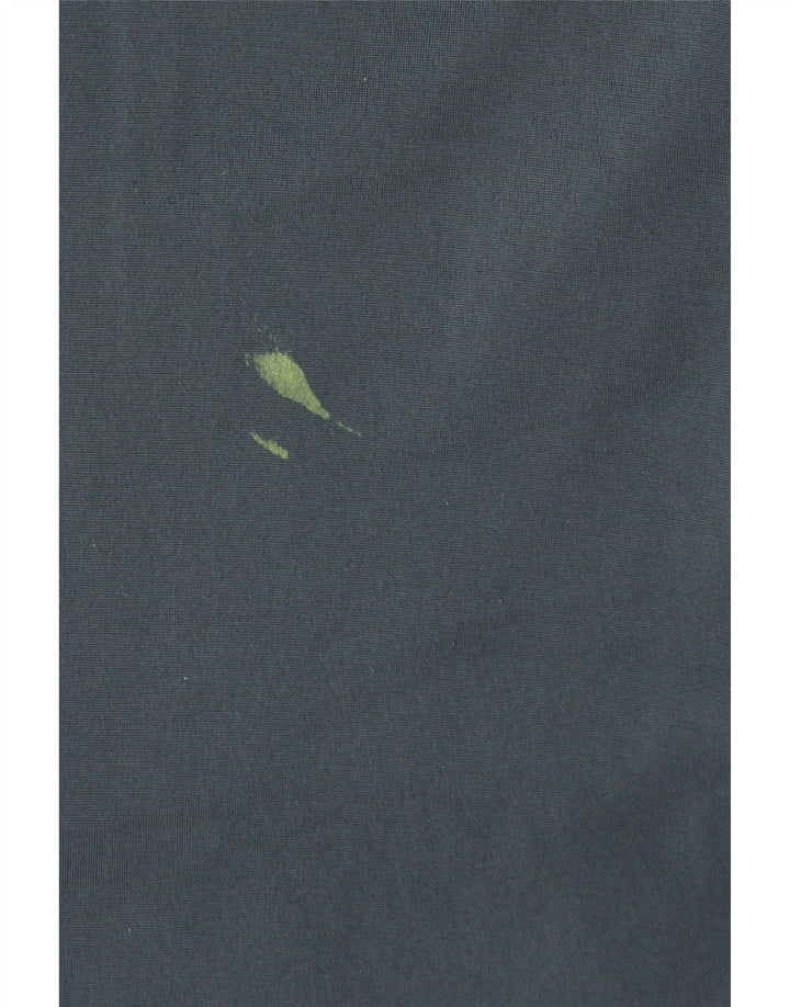 Pantaloni da tuta da uomo ADIDAS UK 42/44 Large Blu Colourblock Poliestere