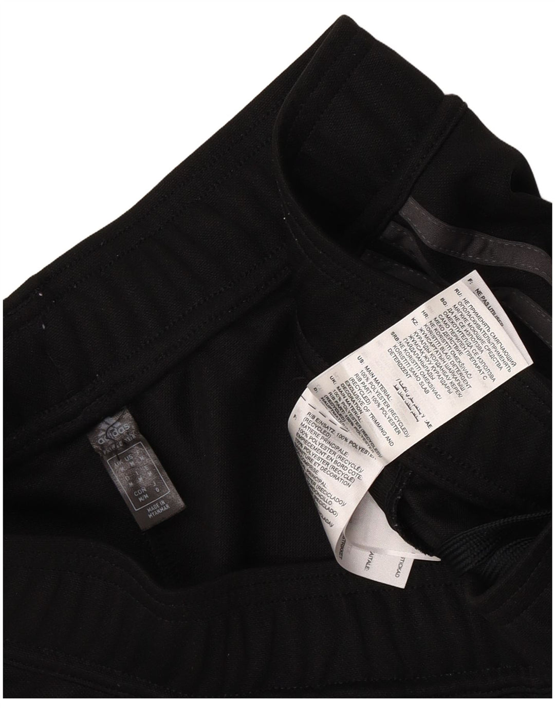 Pantaloni da tuta Adidas Aeroready da uomo in poliestere nero medio