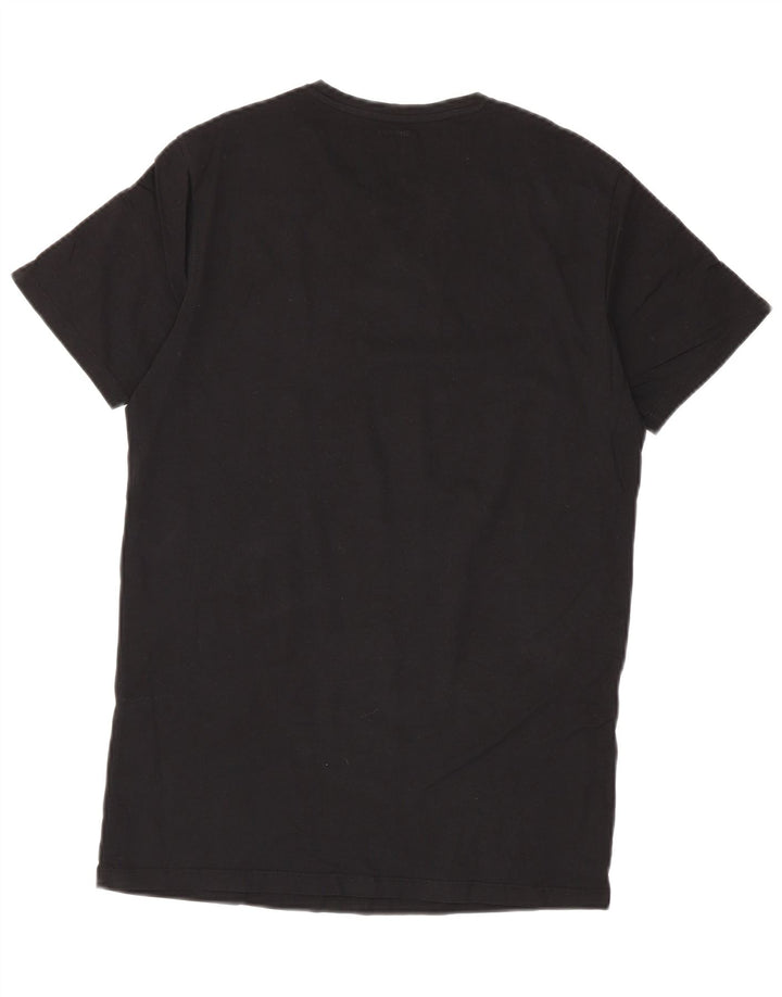 T-shirt da uomo Diesel Top in cotone nero medio