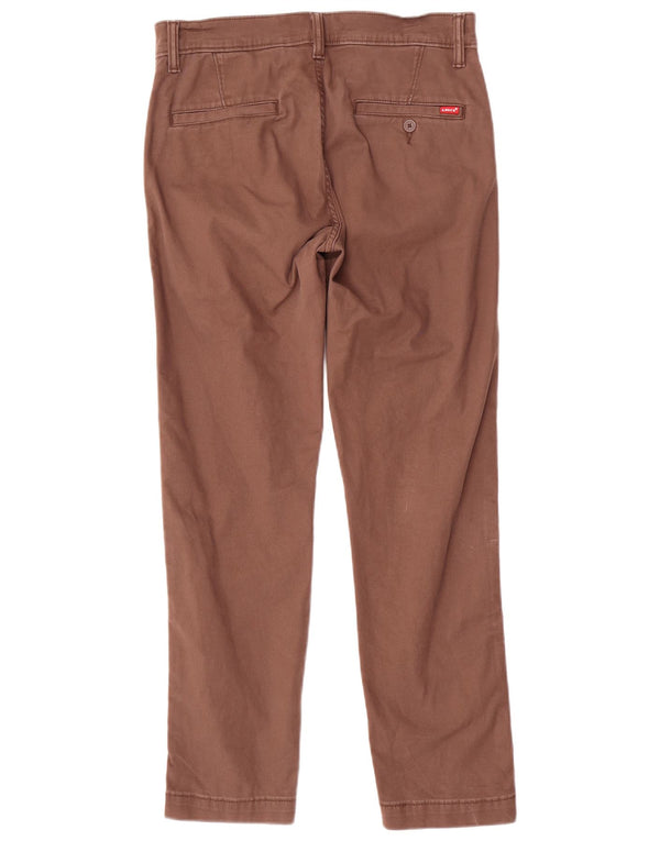 Pantaloni chino slim vestibilità standard da uomo Levi's W29 L29 in cotone marrone