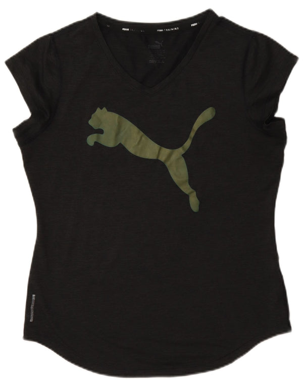 T-shirt grafica da donna Puma UK 12 Grigio medio