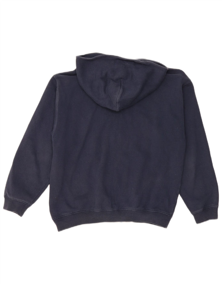 Felpa con cappuccio e zip ASICS per ragazzi 11-12 anni blu navy