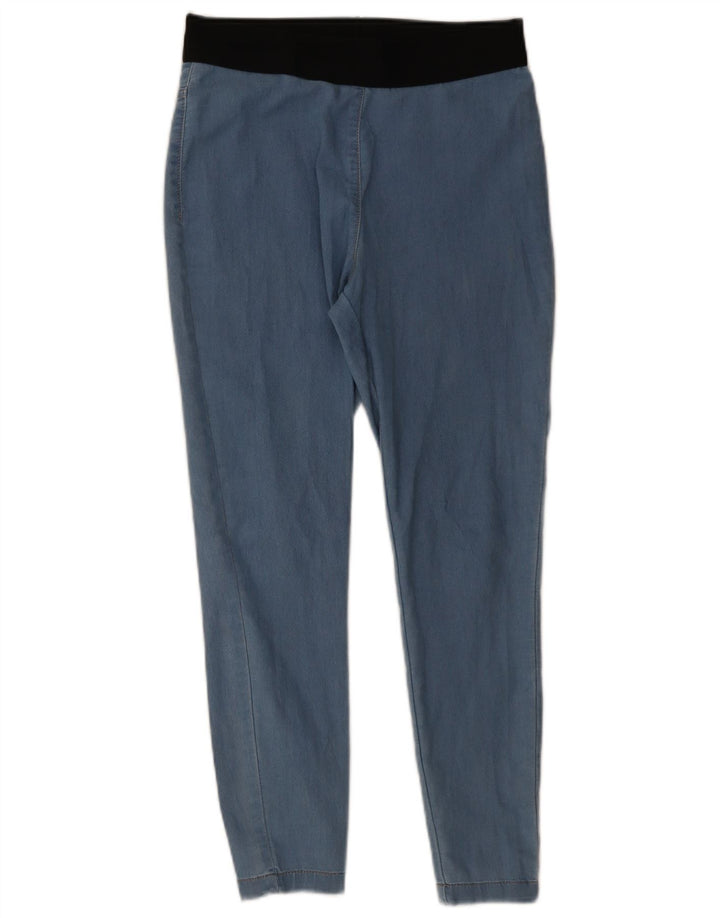 Jeans Jeggings da donna Marks & Spencer UK 12 Medium W30 L26 Blu Colourblock