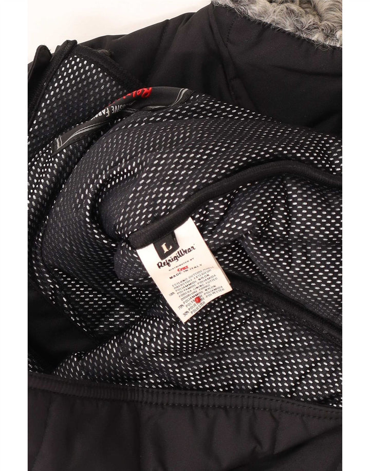 Giacca a vento da donna Refrigiwear UK 14 Large nera in poliammide