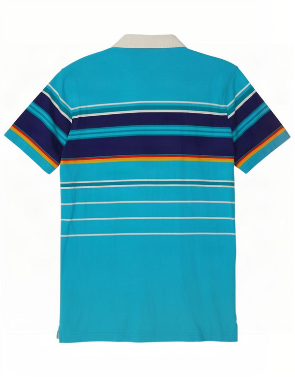 Polo grafica per ragazzi Tommy Hilfiger 13-14 anni XL in cotone a righe blu