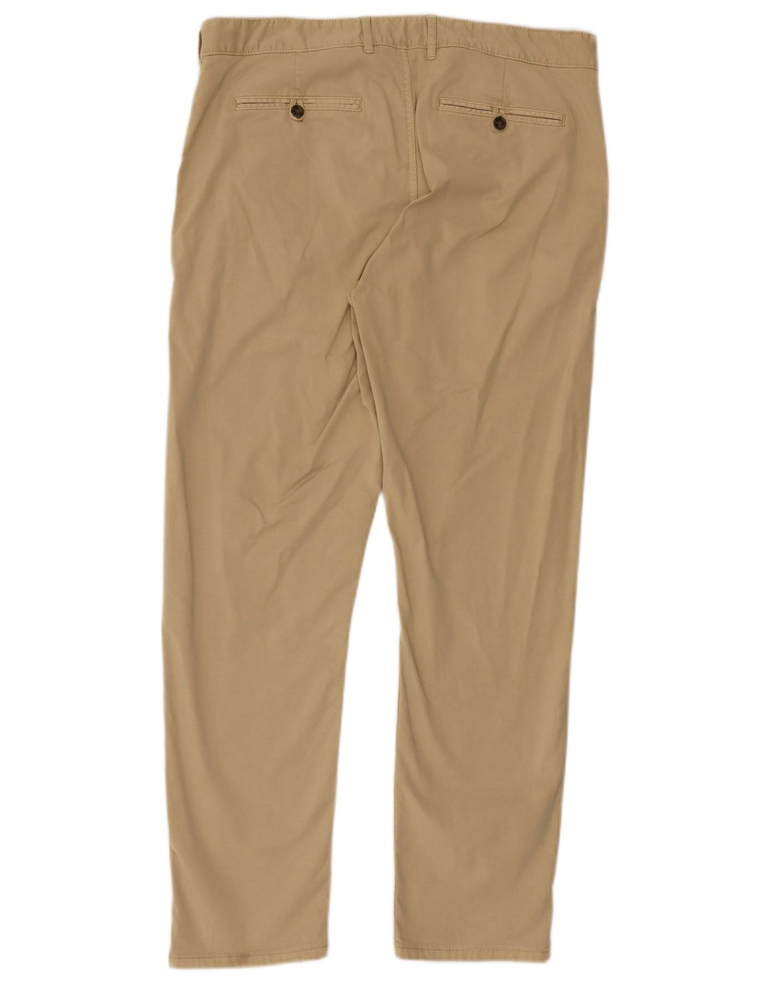 WHITE STUFF Mens Slim Chino Trousers W36 L31 Beige Cotton