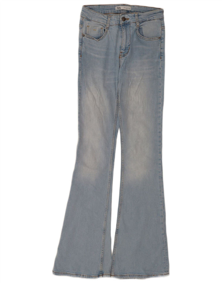 Jeans svasati da donna Zara EU 36 XS W26 L33 Blu