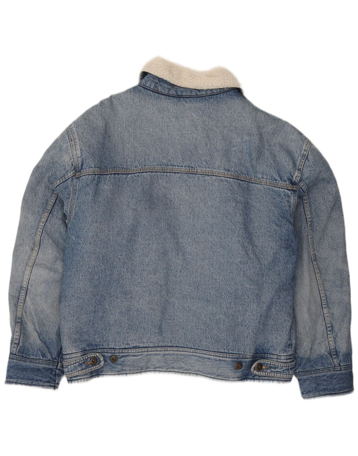 Giacca in denim Sherpa da uomo Carrera UK 42 XL Blu