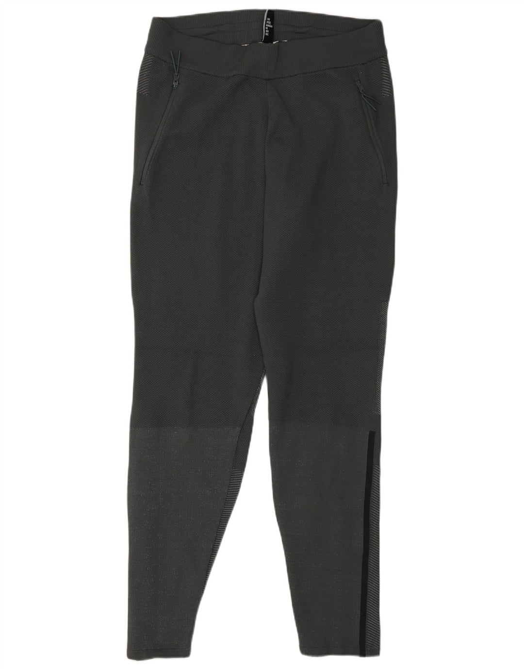 Pantaloni da tuta da donna Adidas UK 14 Poliestere color block grigio medio