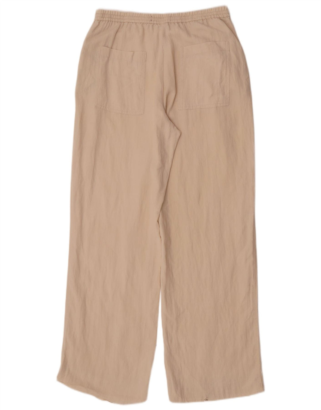 Pantaloni chino dritti da donna Zara medi W28 L32 Lyocell bianco sporco