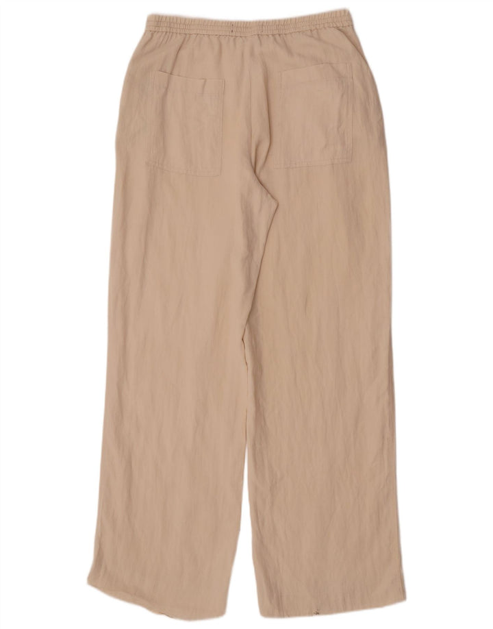 Pantaloni chino dritti da donna Zara medi W28 L32 Lyocell bianco sporco