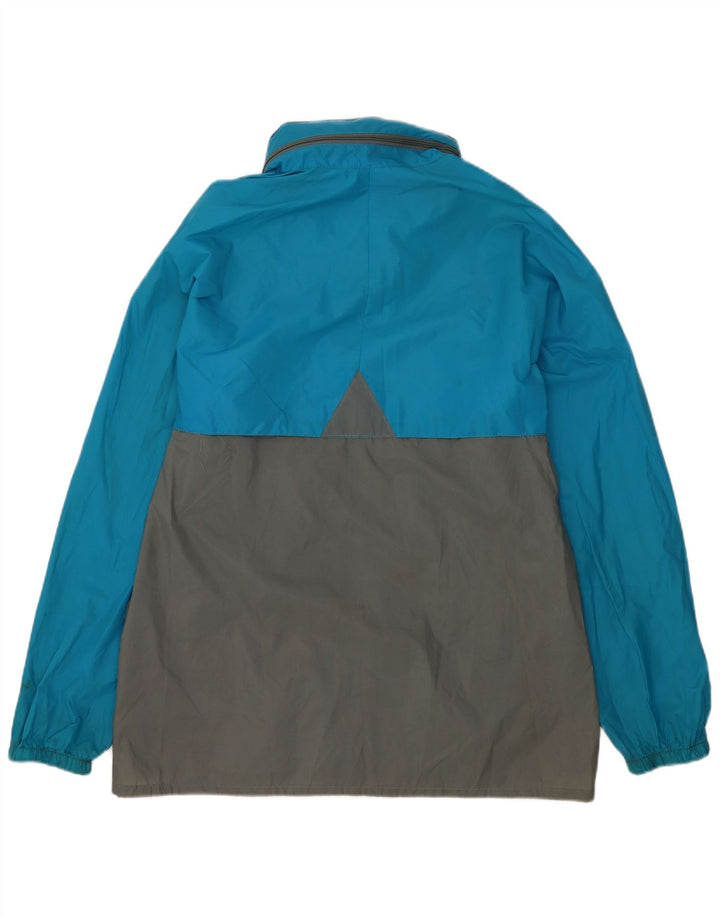 Giacca antipioggia da uomo K-Way UK 40 Large Blu Colourblock in poliammide