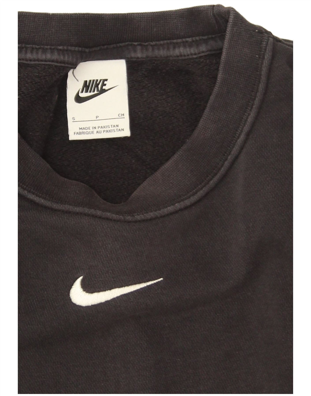Felpa Nike da uomo dal taglio ampio, piccola, in cotone nero