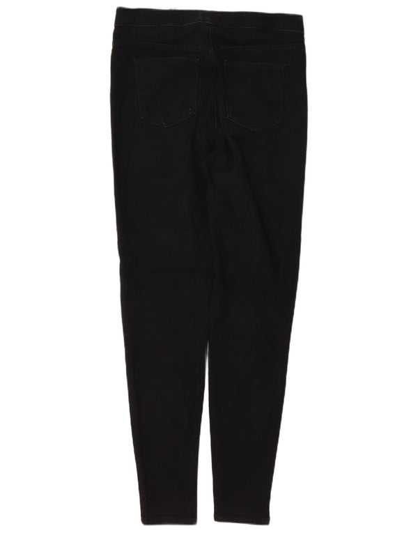 Jeans Jeggings da donna Marks & Spencer UK 10 piccoli W28 L29 cotone nero
