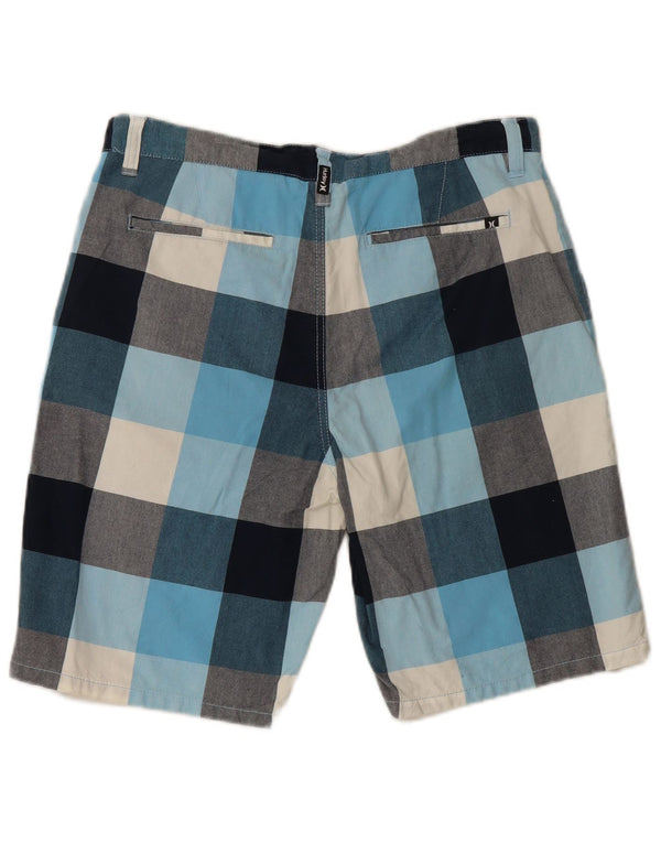 Pantaloncini chino da uomo Hurley W34 a quadri multicolori grandi