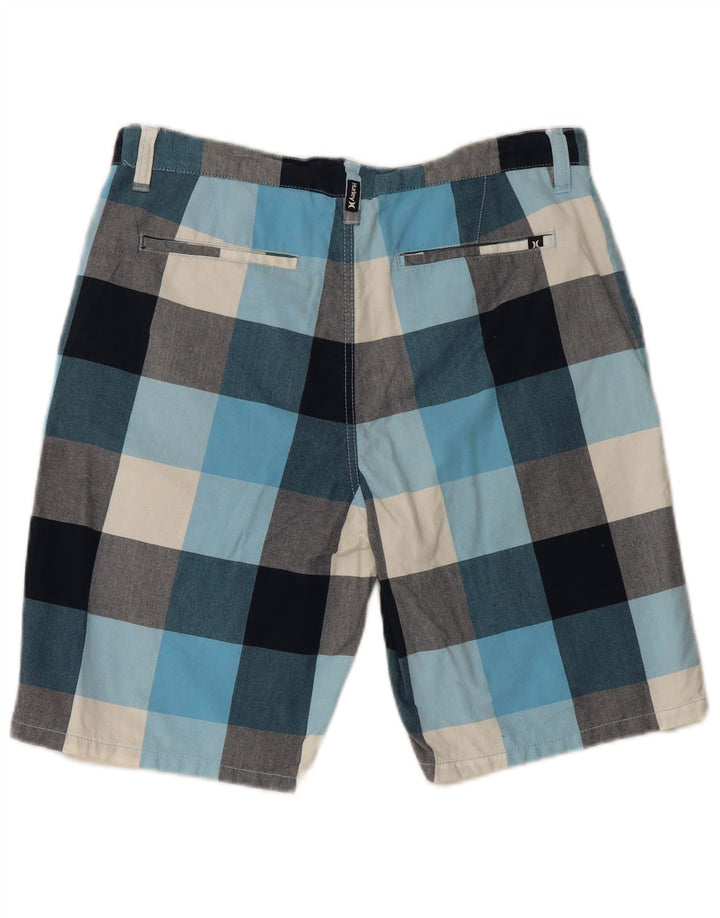Pantaloncini chino da uomo Hurley W34 a quadri multicolori grandi