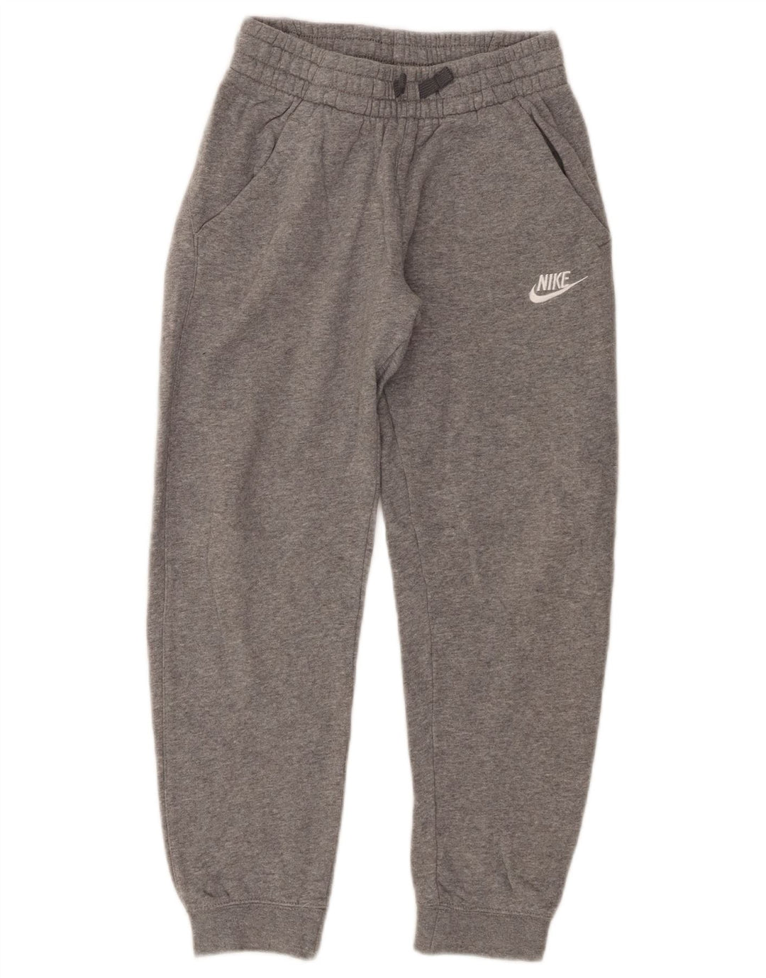 Pantaloni della tuta da ragazzo Nike Joggers 10-11 anni in cotone grigio medio