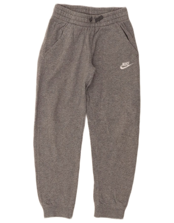 Pantaloni della tuta da ragazzo Nike Joggers 10-11 anni in cotone grigio medio