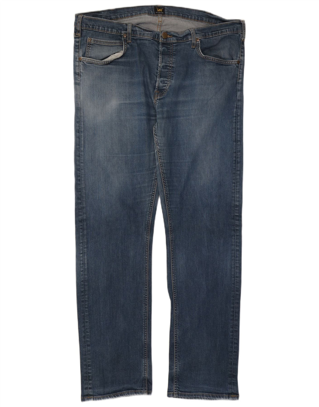 Jeans dritti da uomo Lee Daren W42 L34 cotone blu