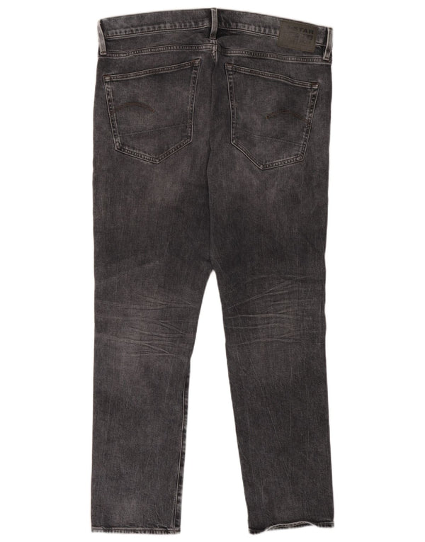 Jeans affusolati regolari da uomo G-Star W38 L32 cotone grigio