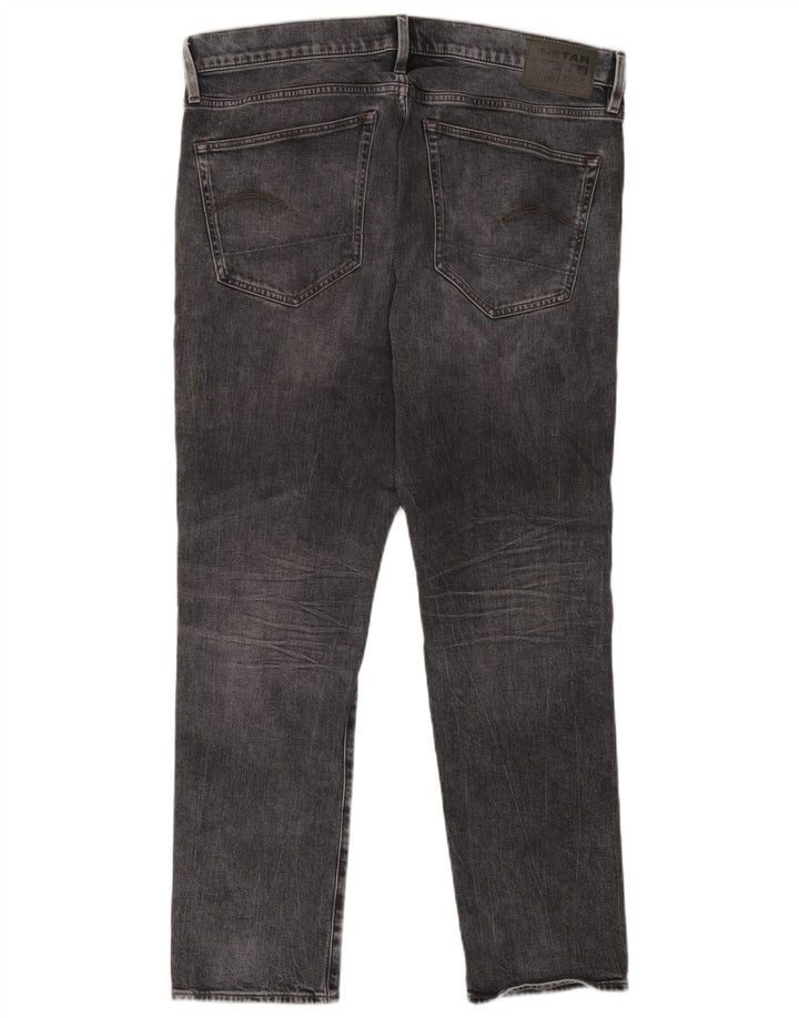 Jeans affusolati regolari da uomo G-Star W38 L32 cotone grigio