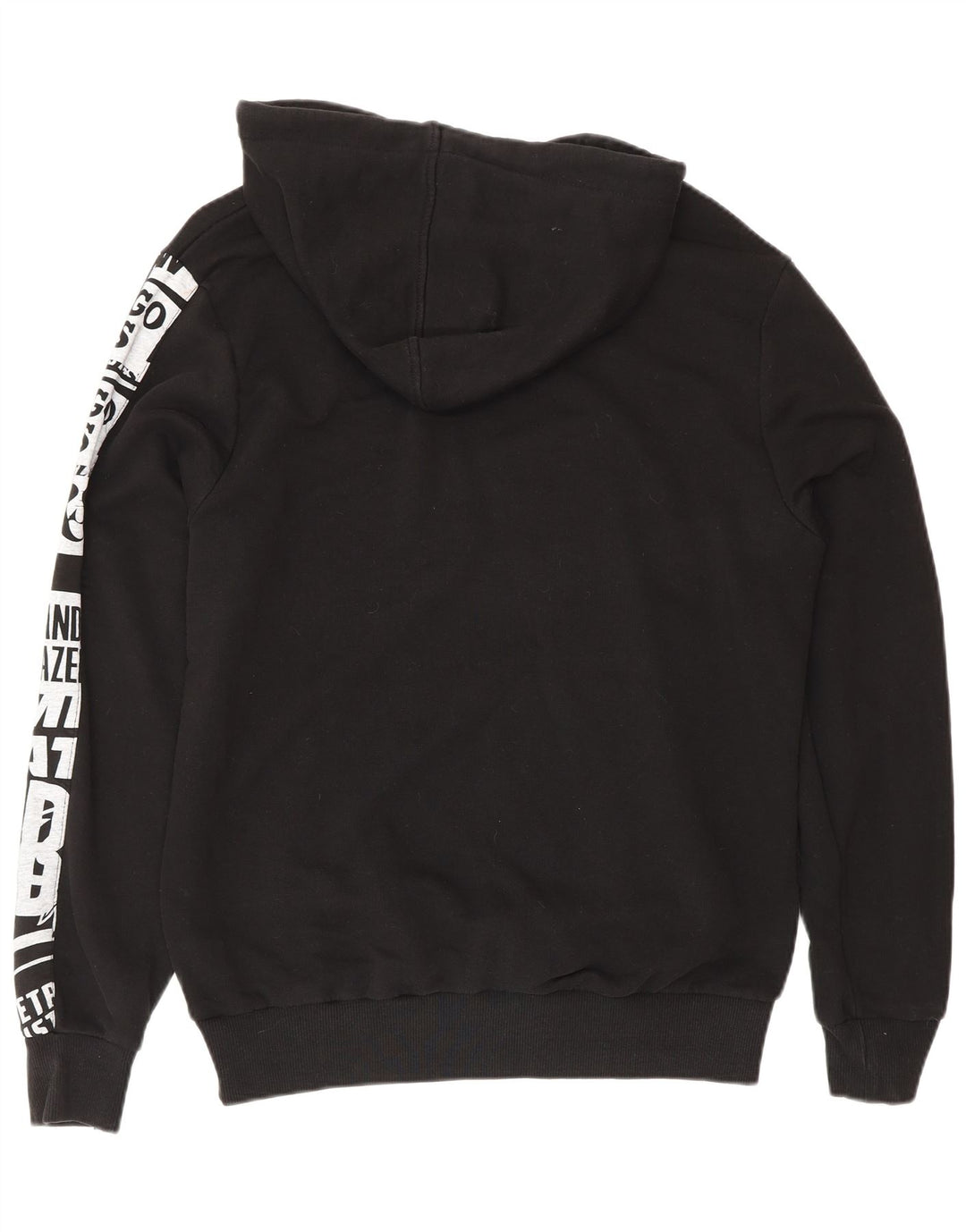 Felpa con cappuccio grafica NBA da uomo New Era in cotone nero medio