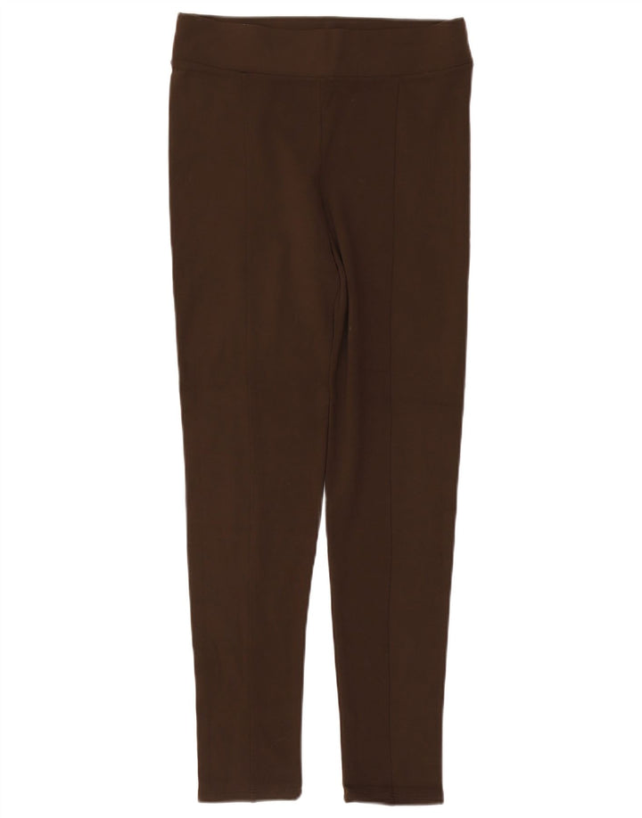 Leggings Zara da donna UK 14 Large in viscosa marrone