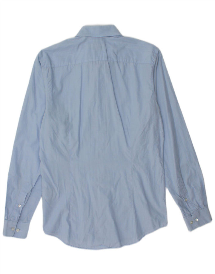 Camicia slim da uomo COS taglia 38 piccola in cotone blu