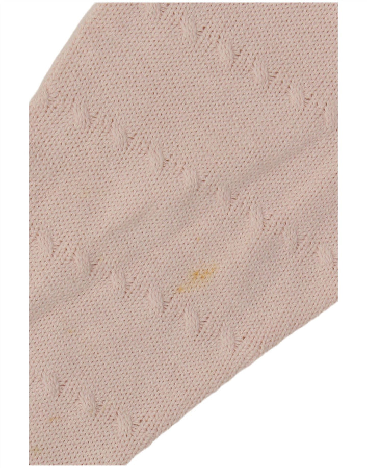 Maglione girocollo corto da donna di Portobello IT 42 cotone rosa medio